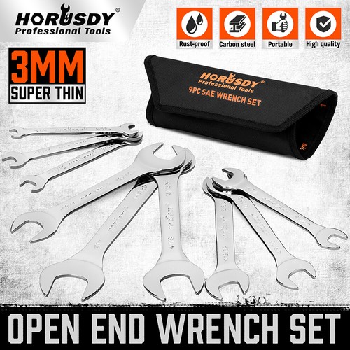 9pc super thin open - open, wrench
