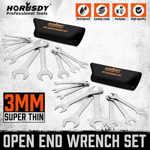 19pc sae metric - 19pc, open